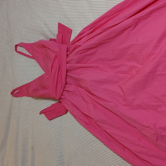 Zara Pink Tied Poplin Dress size small - Picture 6 of 11